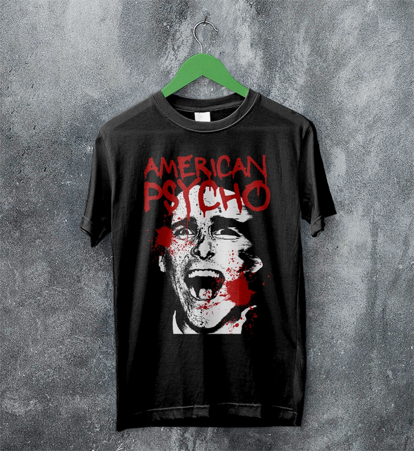 American Psycho T-Shirt Patrick Bateman Psychopathic Ego Shirt Psycho Movie Tee