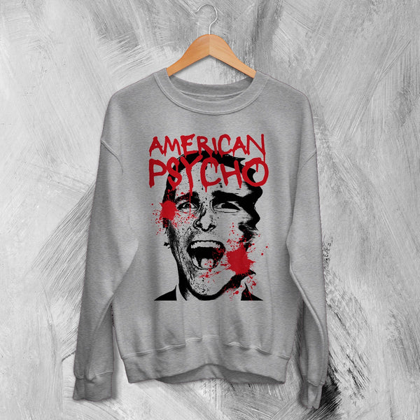 American Psycho Sweatshirt Patrick Bateman Psychopathic Ego Shirt Psycho Movie Crewneck