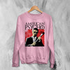 American Psycho Sweatshirt Patrick Bateman Holding Axe Shirt Psycho Movie Crewneck