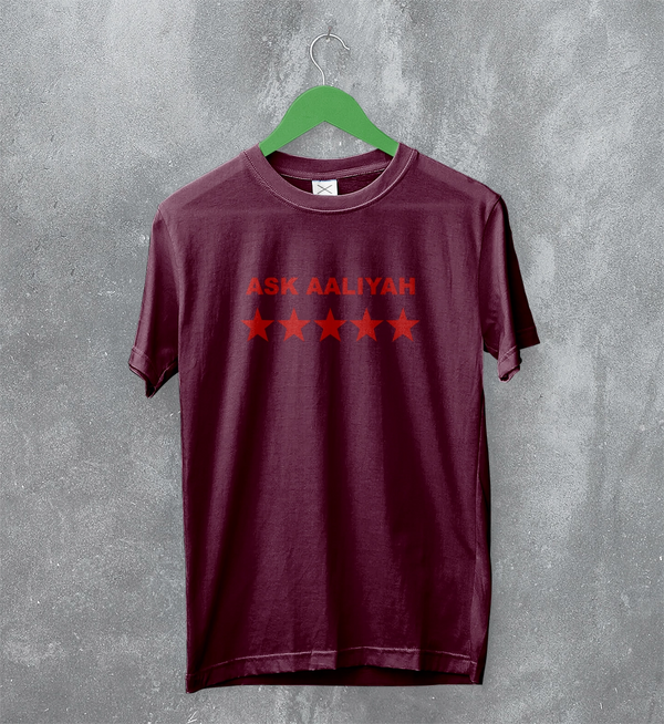 Aaliyah T-Shirt Ask Aaliyah Bootleg Shirt Queen of Urban Pop Merch Hip Hop Tee