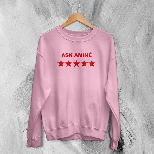 Amine Sweatshirt Rapper Ask Amine Shirt Rap Music Crewneck Hip Hop Streetwear