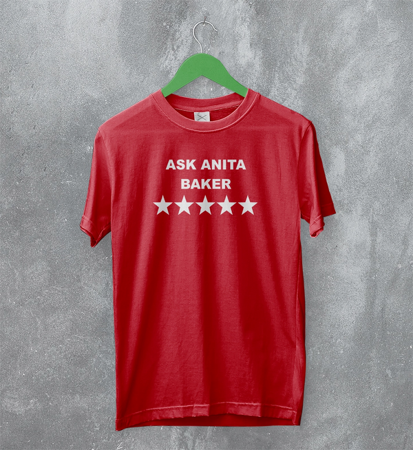 Anita Baker T-Shirt Jazz Ask Anita Baker Shirt Female American Music Tee