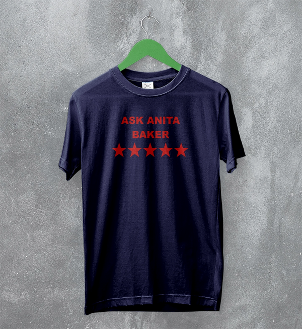 Anita Baker T-Shirt Jazz Ask Anita Baker Shirt Female American Music Tee