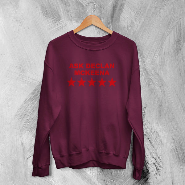 Declan McKenna Sweatshirt Rock Ask Declan McKenna Shirt Pop Rock Music Crewneck