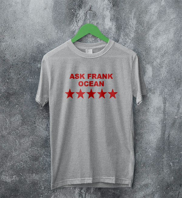 Frank Ocean T-Shirt Rap 5 Star Frank Ocean Shirt Vintage Rapper Tee