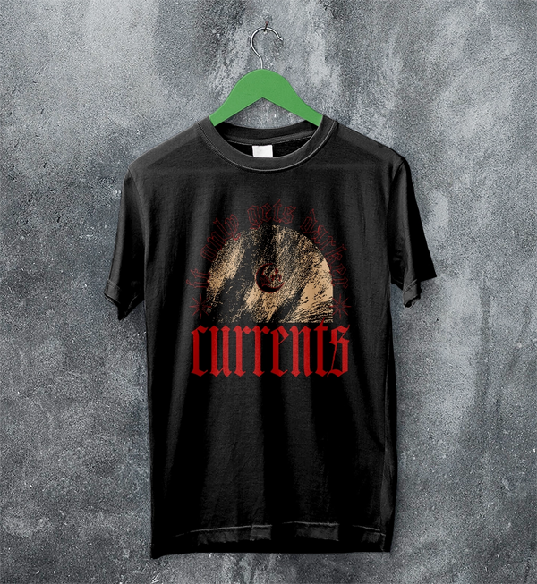 Currents Band T-Shirt It Only Gets Darker Shirt Currents Music Tee