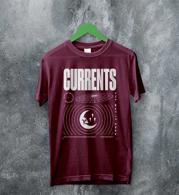 Currents The Way is Ends T-Shirt Currents Shirt Metalcore Band Concert Tee