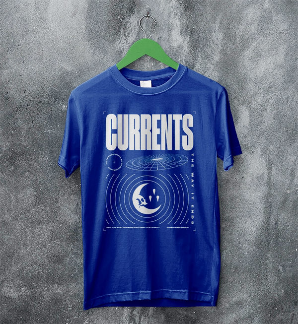 Currents The Way is Ends T-Shirt Currents Shirt Metalcore Band Concert Tee