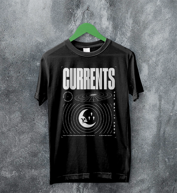 Currents The Way is Ends T-Shirt Currents Shirt Metalcore Band Concert Tee