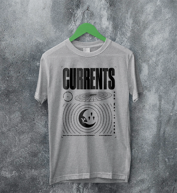 Currents The Way is Ends T-Shirt Currents Shirt Metalcore Band Concert Tee