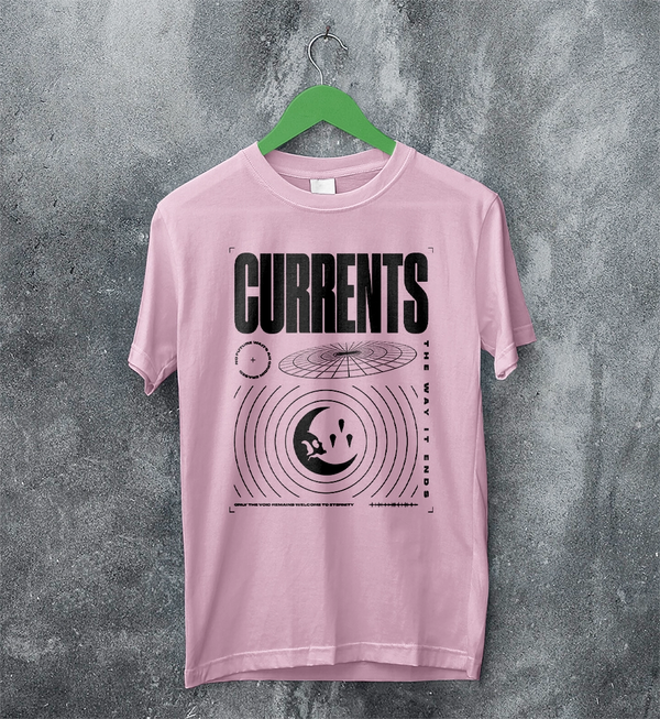 Currents The Way is Ends T-Shirt Currents Shirt Metalcore Band Concert Tee