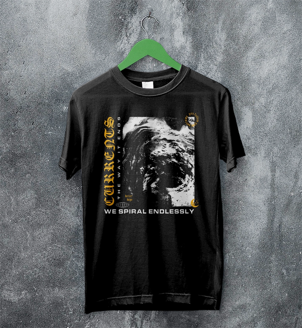 Currents Album T-Shirt The Way is Ends Currents Shirt Metalcore Band Tee