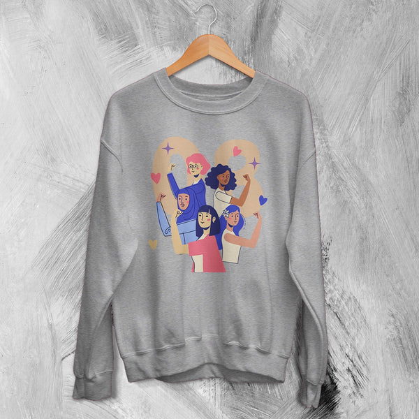 Women's Day Sweatshirt 08 Y2K Shirt Sporty Y2K Number Crewneck Women Gift