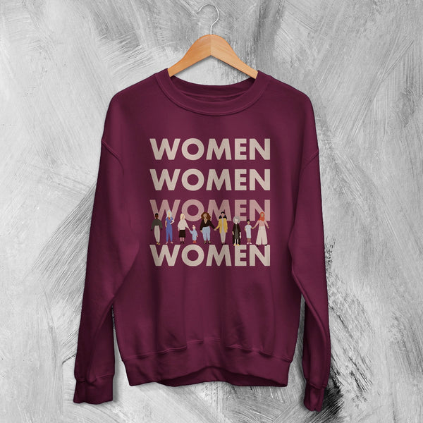 Women Relations Sweatshirt Women's Day Shirt Club Feminist Crewneck Aesthetic Women Gift