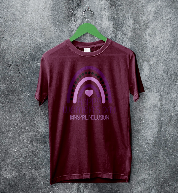 Happy Women's Day T-Shirt Inspireinclusion Women Shirt Womens Day Tee