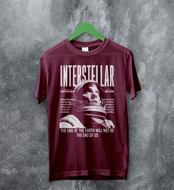 Interstellar Astronaut T-Shirt Directed By Christopher Nolan Shirt Interstellar Movie Tee