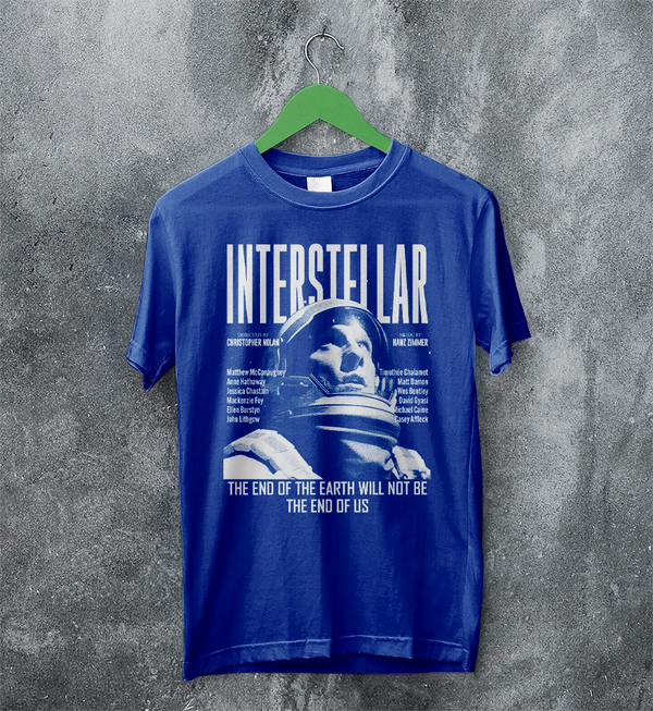 Interstellar Astronaut T-Shirt Directed By Christopher Nolan Shirt Interstellar Movie Tee