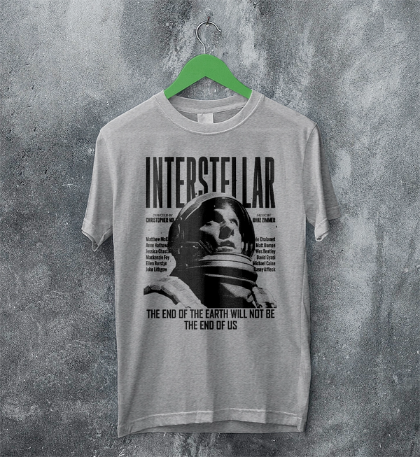 Interstellar Astronaut T-Shirt Directed By Christopher Nolan Shirt Interstellar Movie Tee
