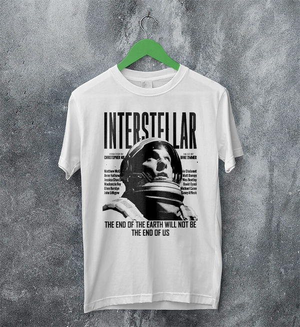 Interstellar Astronaut T-Shirt Directed By Christopher Nolan Shirt Interstellar Movie Tee