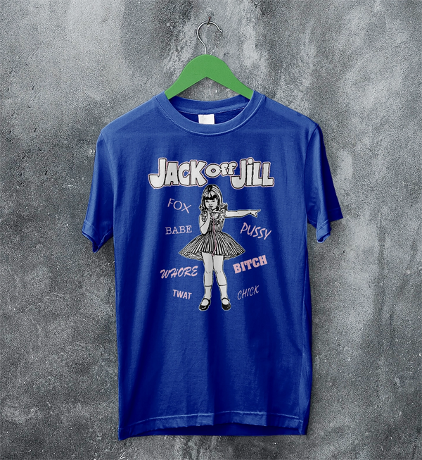 Jack Off Jill Grrrl T-Shirt Daddys Little Cannibal Jack Off Jill Shirt Goth Artsy Tee