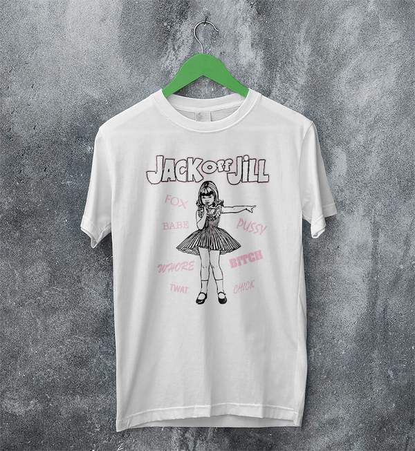 Jack Off Jill Grrrl T-Shirt Daddys Little Cannibal Jack Off Jill Shirt Goth Artsy Tee