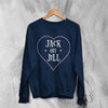 Jack Off Jill Sweatshirt Love Goth Jack Off Jill Shirt Gothic Simple Artsy Crewneck