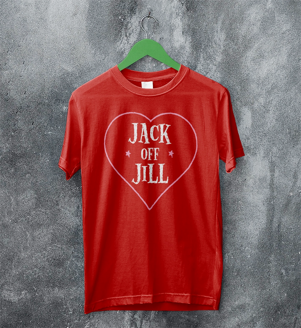 Jack Off Jill T-Shirt Love Goth Jack Off Jill Shirt Gothic Simple Artsy Tee