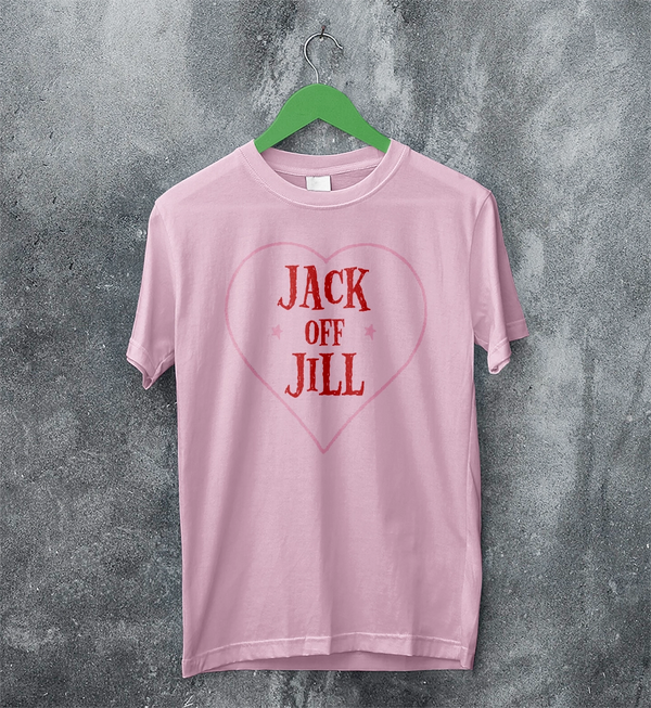 Jack Off Jill T-Shirt Love Goth Jack Off Jill Shirt Gothic Simple Artsy Tee