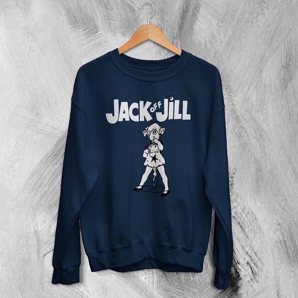 Jack Off Jill Devil Goth Sweatshirt Gothic Lolita Jack Off Jill Shirt Oni Artsy Crewneck