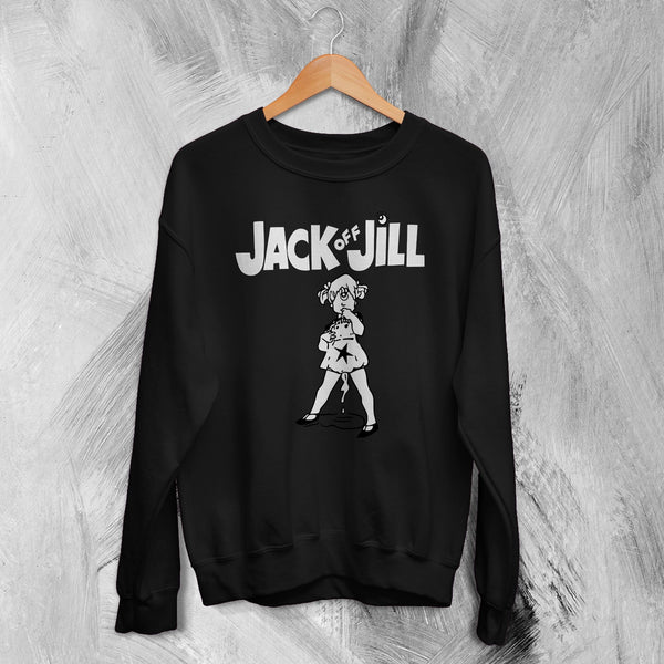 Jack Off Jill Devil Goth Sweatshirt Gothic Lolita Jack Off Jill Shirt Oni Artsy Crewneck