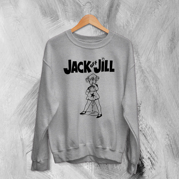 Jack Off Jill Devil Goth Sweatshirt Gothic Lolita Jack Off Jill Shirt Oni Artsy Crewneck