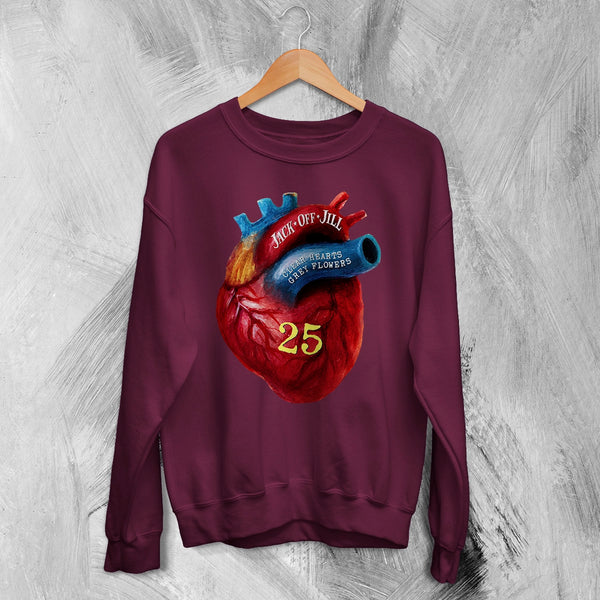Jack Off Jill 25th Anniv Sweatshirt Studio Jack Off Jill Shirt Album Artsy Tee Crewneck