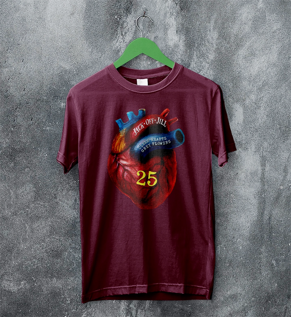 Jack Off Jill 25th Anniv T-Shirt Studio Jack Off Jill Shirt Album Artsy Tee