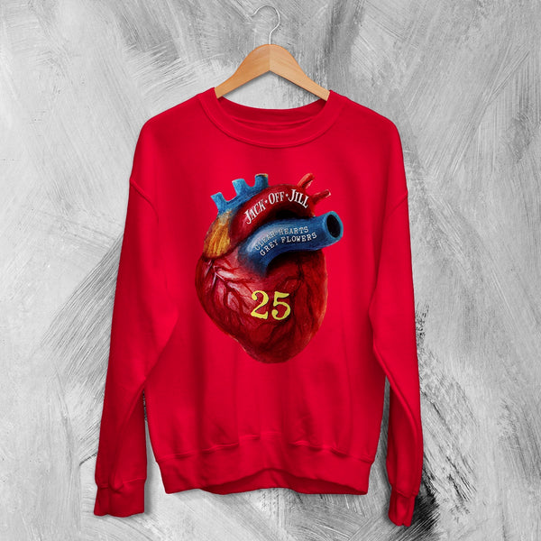 Jack Off Jill 25th Anniv Sweatshirt Studio Jack Off Jill Shirt Album Artsy Tee Crewneck