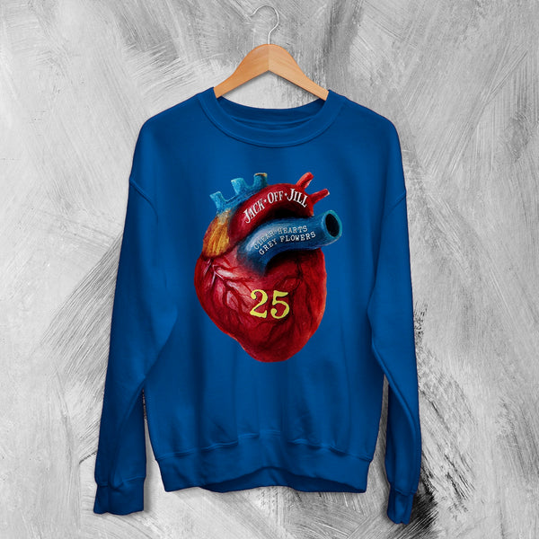 Jack Off Jill 25th Anniv Sweatshirt Studio Jack Off Jill Shirt Album Artsy Tee Crewneck
