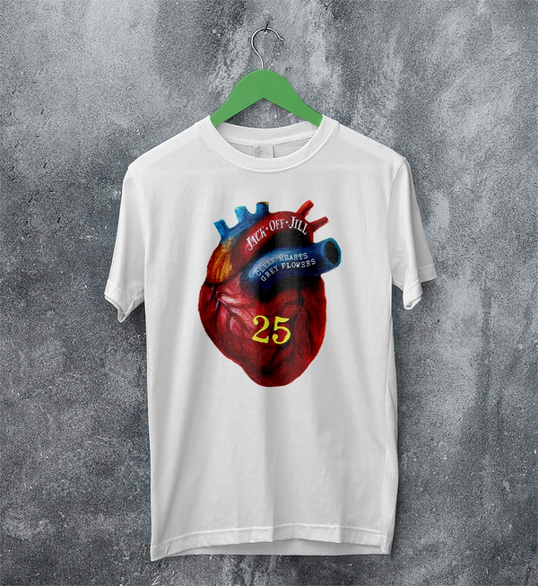 Jack Off Jill 25th Anniv T-Shirt Studio Jack Off Jill Shirt Album Artsy Tee