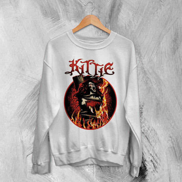 Kittie Female Band Sweatshirt Metalcore Girl Kittie Band Shirt Heavy Metal Music Crewneck