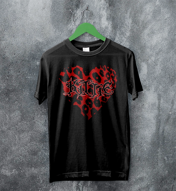 Kittie Love Logo T-Shirt Metalcore Kittie Band Shirt Love Heavy Metal Tee