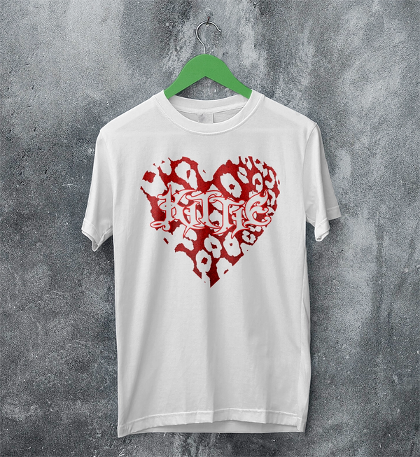 Kittie Love Logo T-Shirt Metalcore Kittie Band Shirt Love Heavy Metal Tee