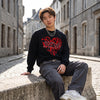 Kittie Love Logo Sweatshirt Metalcore Kittie Band Shirt Love Heavy Metal Crewneck