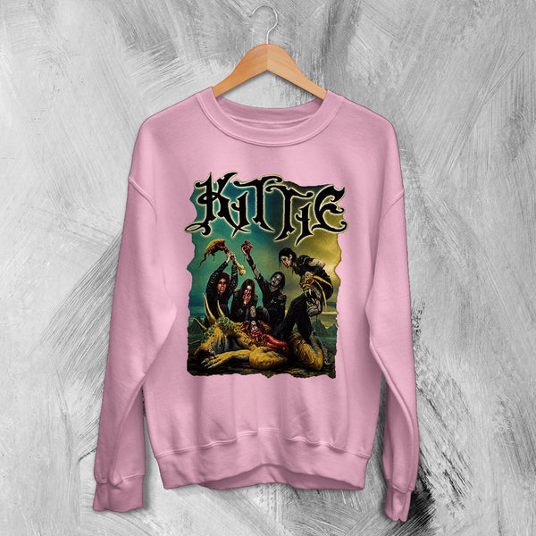 Kittie Band Sweatshirt Heavy Metal Kittie Shirt Metalcore Music Girl Band Crewneck