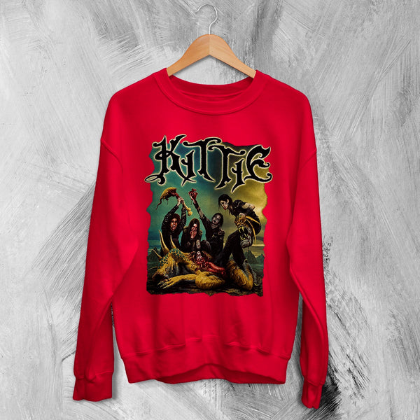 Kittie Band Sweatshirt Heavy Metal Kittie Shirt Metalcore Music Girl Band Crewneck