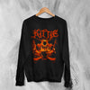Kittie Oracle Fire Sweatshirt Alum Kittie Band Shirt Heavy Metalcore Concert Crewneck