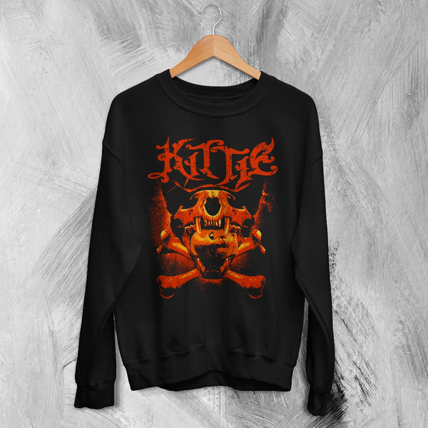 Kittie Oracle Fire Sweatshirt Alum Kittie Band Shirt Heavy Metalcore Concert Crewneck
