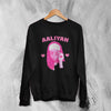 Retro Aaliyah Sweatshirt Hip Hop Aaliyah Bootleg Shirt Vintage Queen of Urban Pop Crewneck