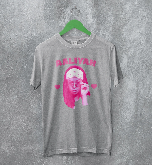 Retro Aaliyah T-Shirt Hip Hop Aaliyah Bootleg Shirt Vintage Queen of Urban Pop Tee