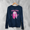 Retro Aaliyah Sweatshirt Hip Hop Aaliyah Bootleg Shirt Vintage Queen of Urban Pop Crewneck