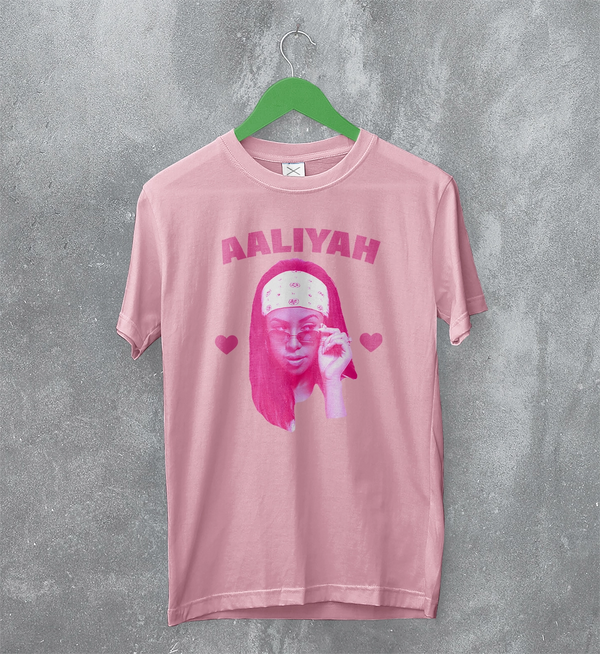 Retro Aaliyah T-Shirt Hip Hop Aaliyah Bootleg Shirt Vintage Queen of Urban Pop Tee