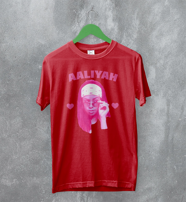Retro Aaliyah T-Shirt Hip Hop Aaliyah Bootleg Shirt Vintage Queen of Urban Pop Tee