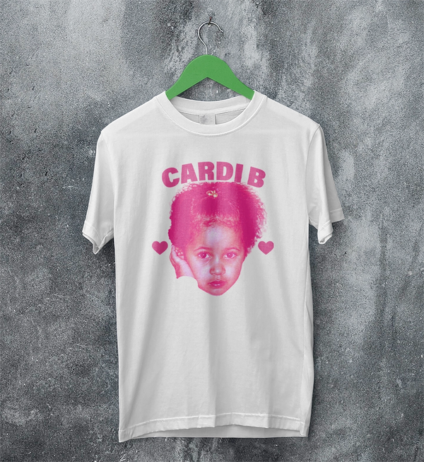 Retro Cardi B T-Shirt Rap Cardi B Concert Shirt Music Rapper Tee